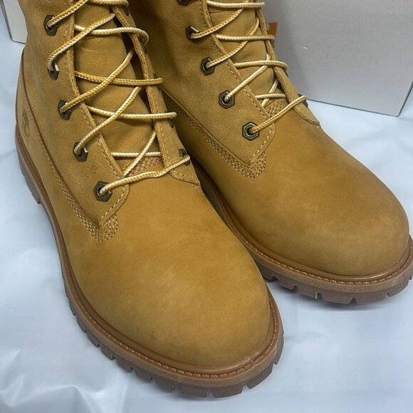 TIMBERLAND WOMEN'S AUTHENTIC MID WARM WATERPROOF BOOT WHEAT 8329R-231 - Picture 4 of 9